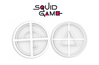 Squid Game – Süteménykiszúró készlet 4 db + doboz